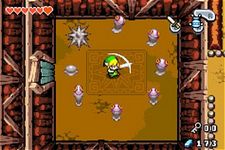 une photo d'Ã©cran de The Legend of Zelda - The Minish Cap sur Nintendo Game Boy Advance